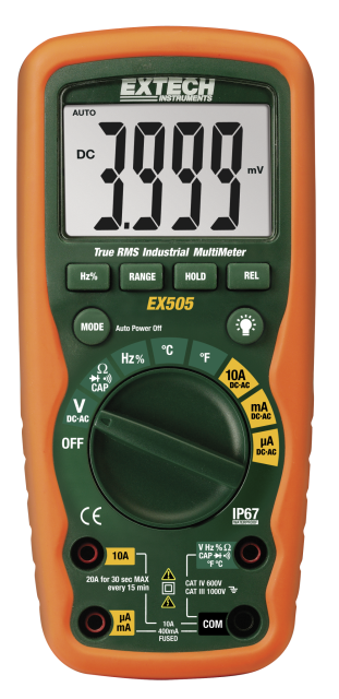 EX505: True RMS Profesionálny multimeter s 11 funkciami