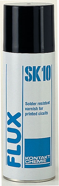 FLUX SK 10, Ochranný spájkovací lak, Sprej 200 ml