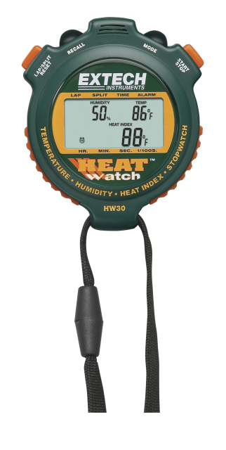HW30 HeatWatch™ - Stopky s meraním teploty a vlhkosti vzduchu