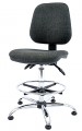 EGB 015 AS - Kancelárska stolička antistatická sivá