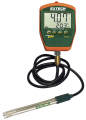 PH220-C: Vodotesný pH meter + teplomer (0-14pH) s elektródou